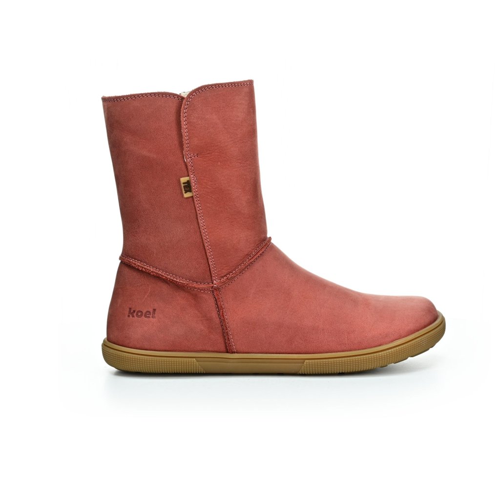 Koel4kids Dina Warm Blossom 08T010.232-600 AD rote Barfuß-Halbstiefel
