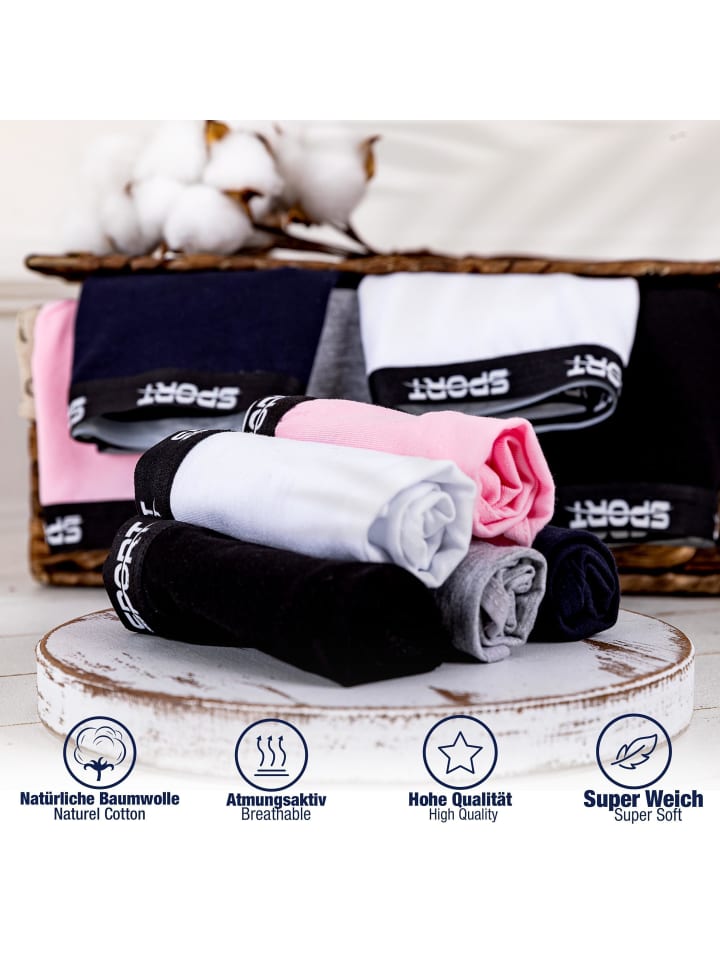 LOREZA 10er Set Slips - Sport - Bunt günstig kaufen