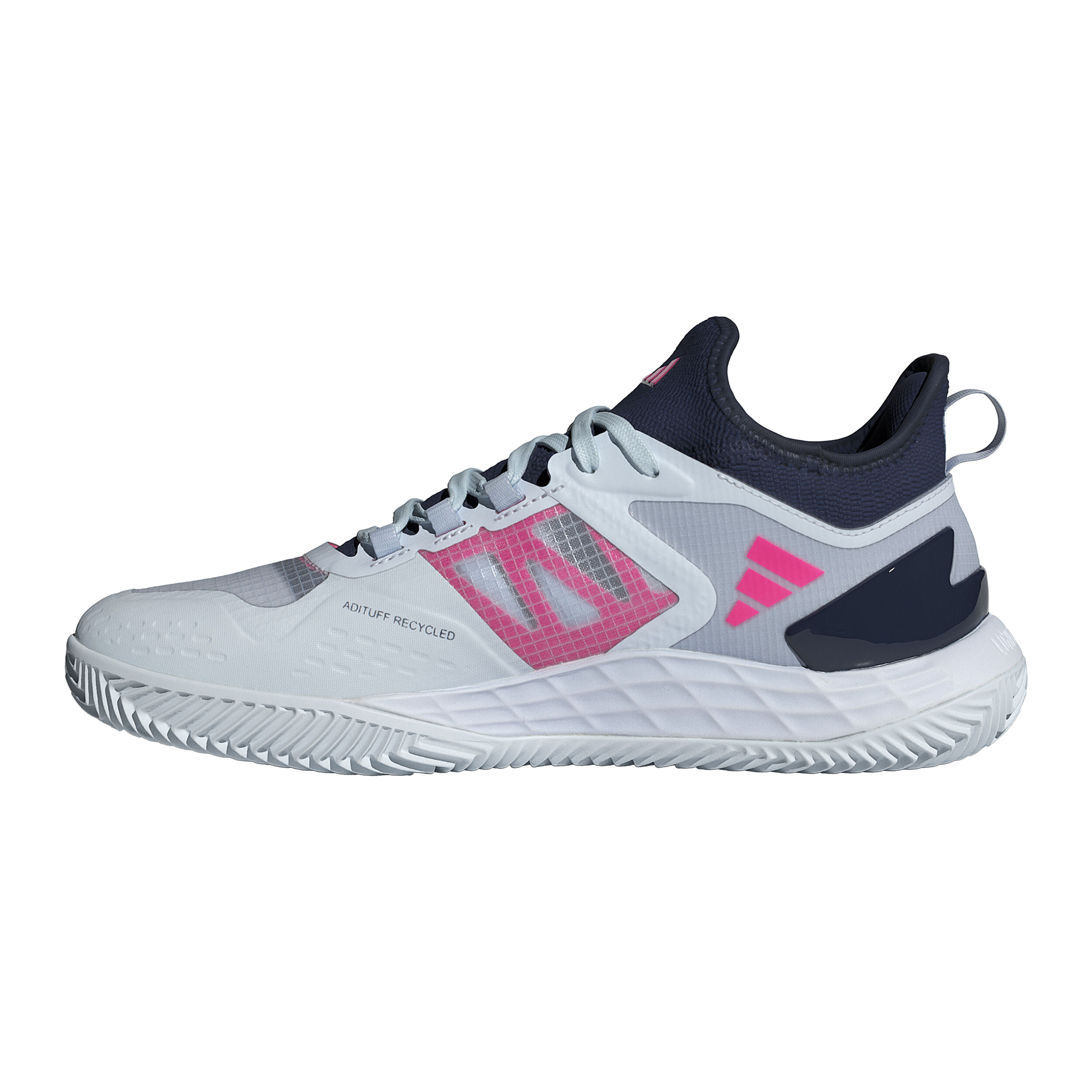 Adizero Ubersonic 4.1 Sandplatzschuh Herren - Hellgrau, Dunkelblau