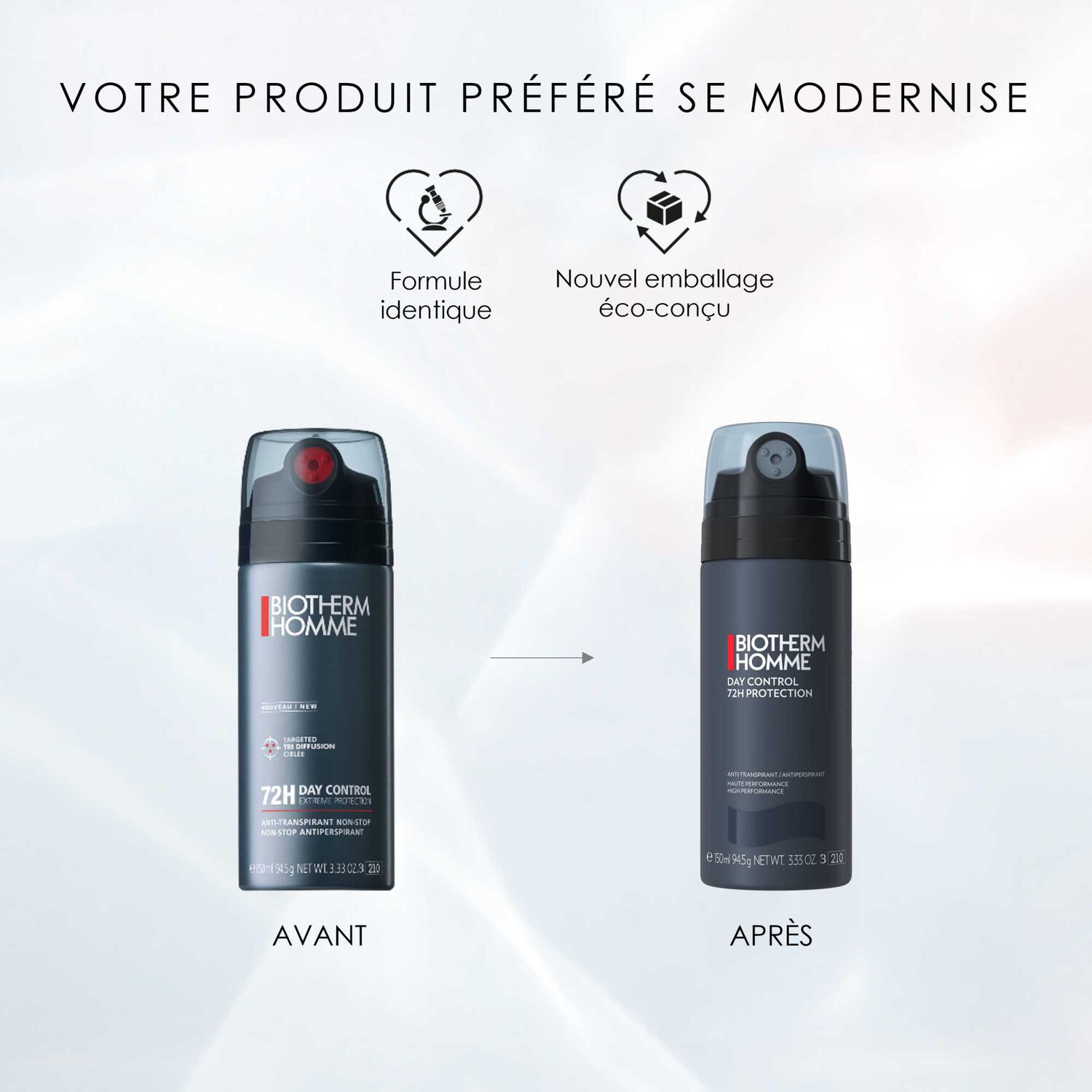 Biotherm Day Control 72H Protection Déodorant Spray Anti-Transpirant pour Homme