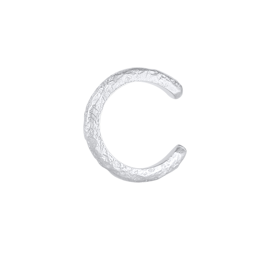 Elli Elli Boucles d'Oreilles Clip d'oreille organique pour dames en argent sterling 92 Boucles d'oreilles