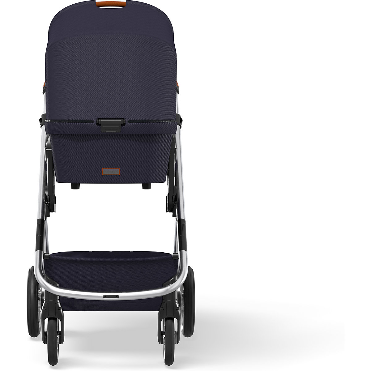 Kombi Kinderwagen N° ONE, navy  original WF , graues Gestell