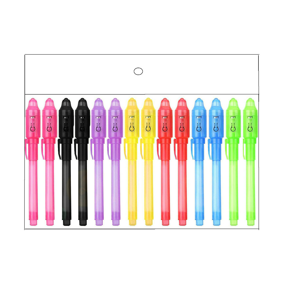 frler Geheimstift mit UV-Licht Zauberstift Kindergeburtstag ,14 Stück Mitgebsel für Kinder