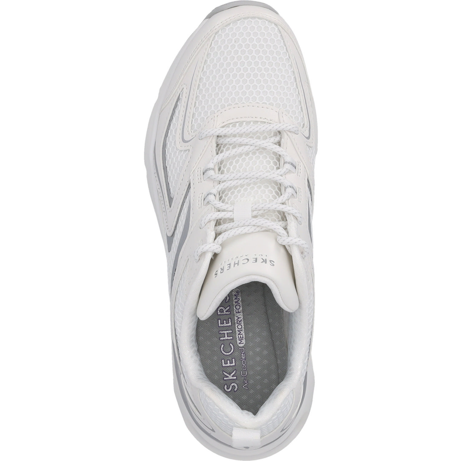 Skechers 177425, Sneakers Low, Damen, white silver
