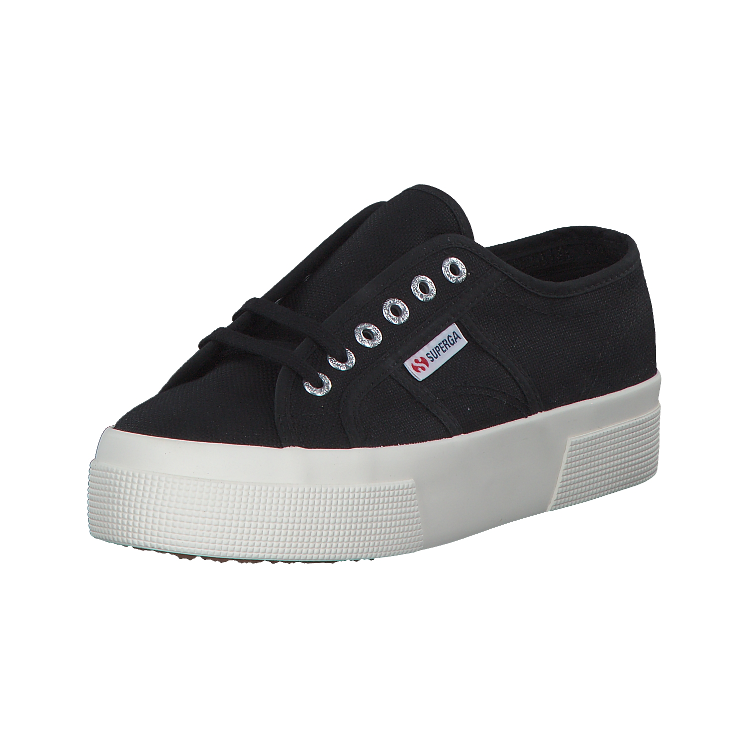 Superga 2740 Platform S21384W, Schnürschuhe, Damen, Schwarz