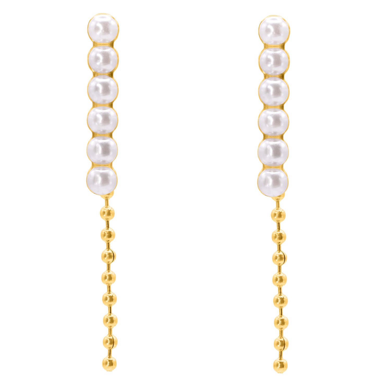 Boucles d'oreilles dorées Heideman Manto