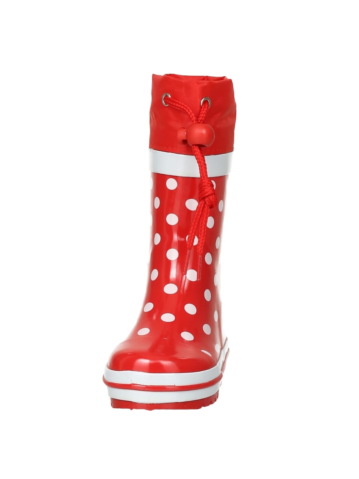 Playshoes Gummistiefel Punkte in Rot günstig kaufen
