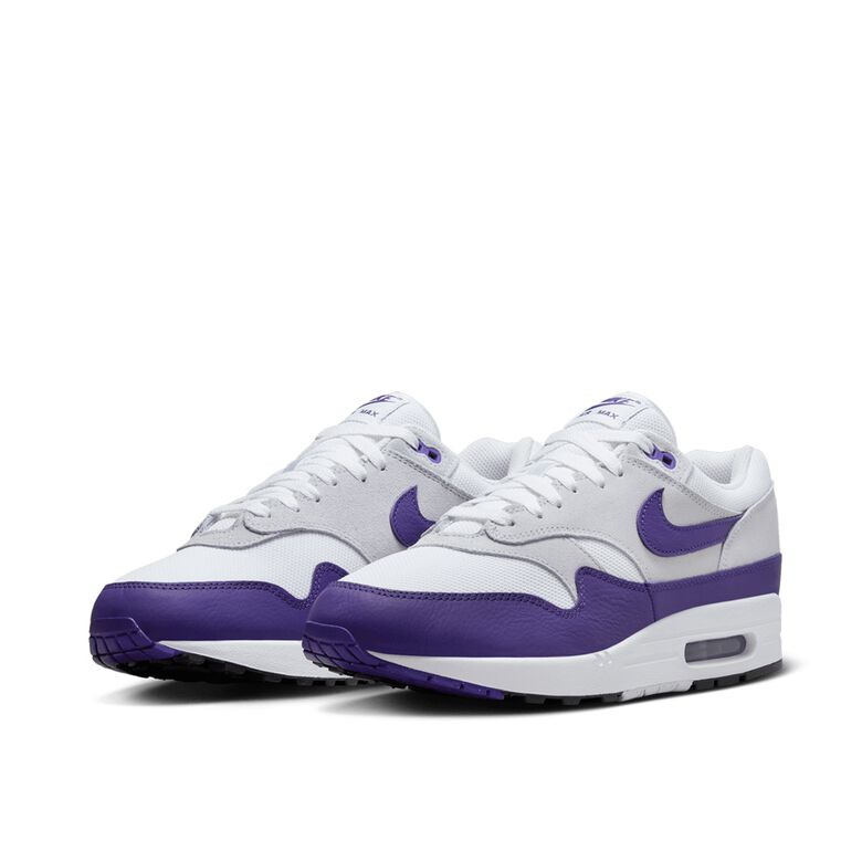 NIKE Wmns Air Max 1 SC white/field purple-football grey-black