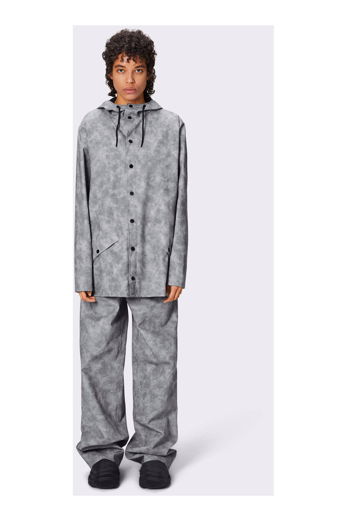 Rains Impermeables Trenchs Unisexe couleur gris