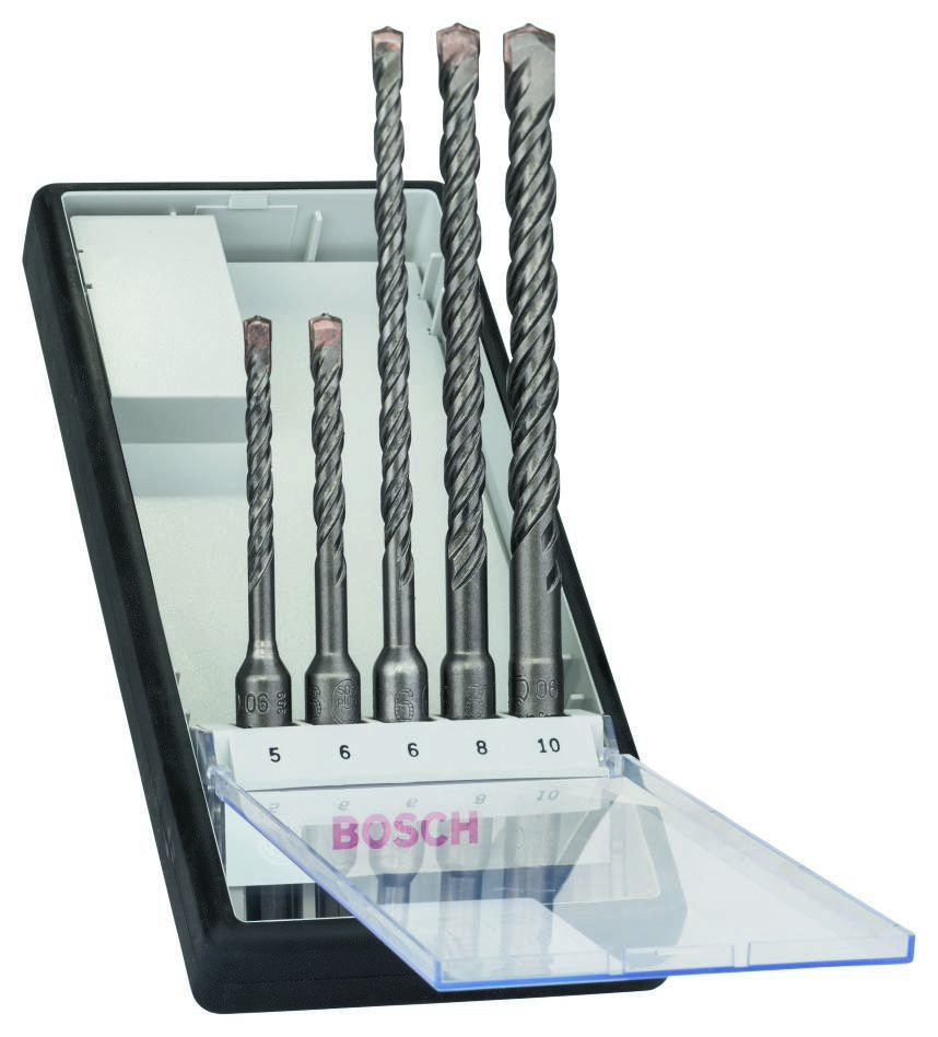 Bosch Blue Accessories 2607019927 Σετ τρυπανιών με πιστολέτο SDS-plus-5 Robust Line 5 τεμαχίων