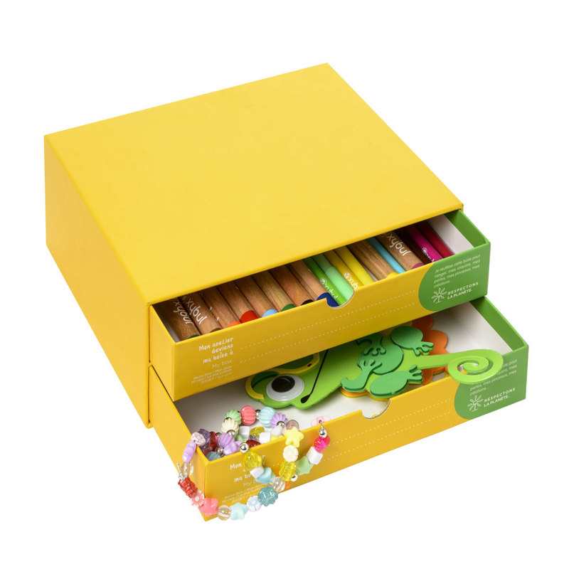 Atelier Grand coffret multi-activités animaux en folie Oxybul