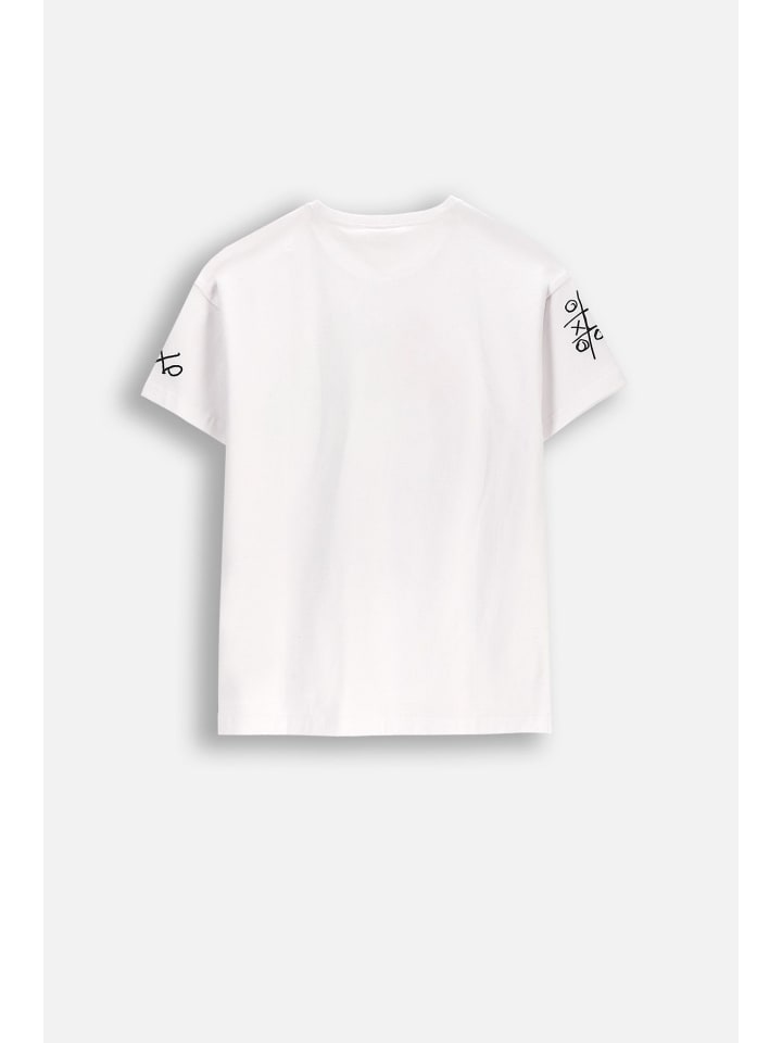 Coccodrillo T-Shirt mit kurzem Ärmel in weiß günstig kaufen