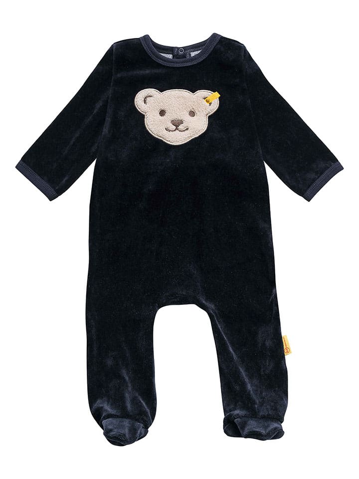 Steiff 3tlg. Outfit in Dunkelblau/ Weiß günstig kaufen