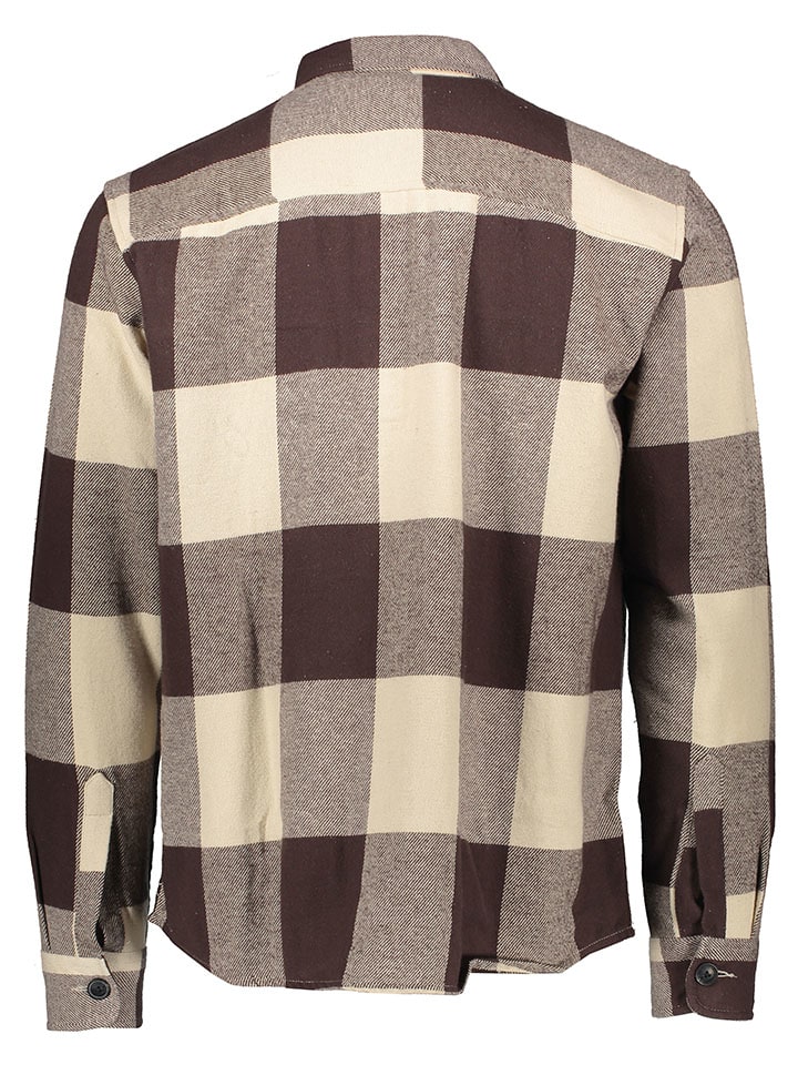 ONLY & SONS Hemd in Braun/ Beige günstig kaufen