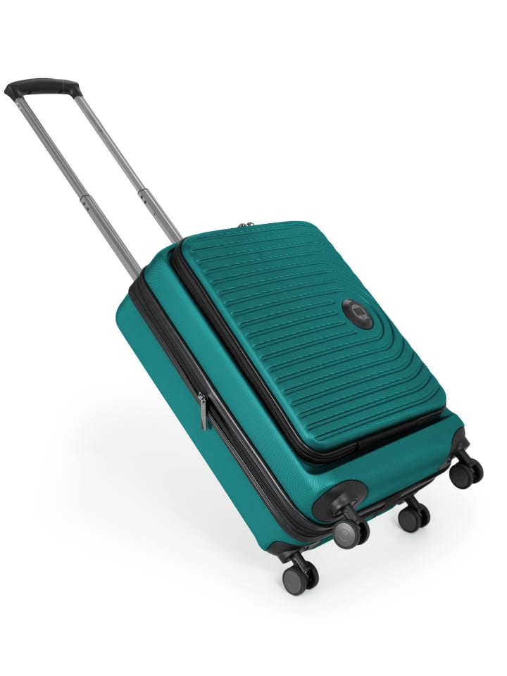 Hauptstadtkoffer Mitte - Handgepäck-Trolley Toploader, Laptop-Fach, TSA in Türkis günstig kaufen S