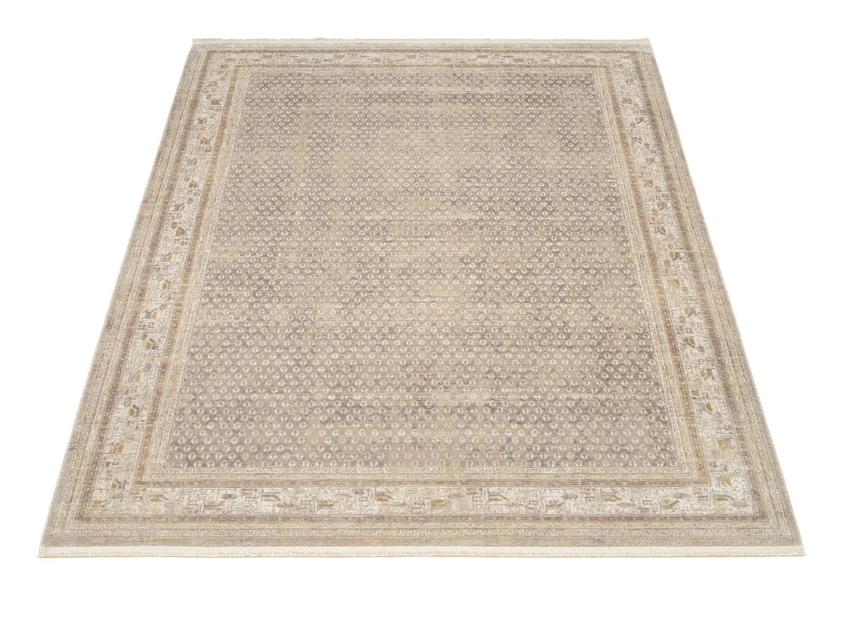 Webteppich Miri Beige-Gold 160 x 230 cm