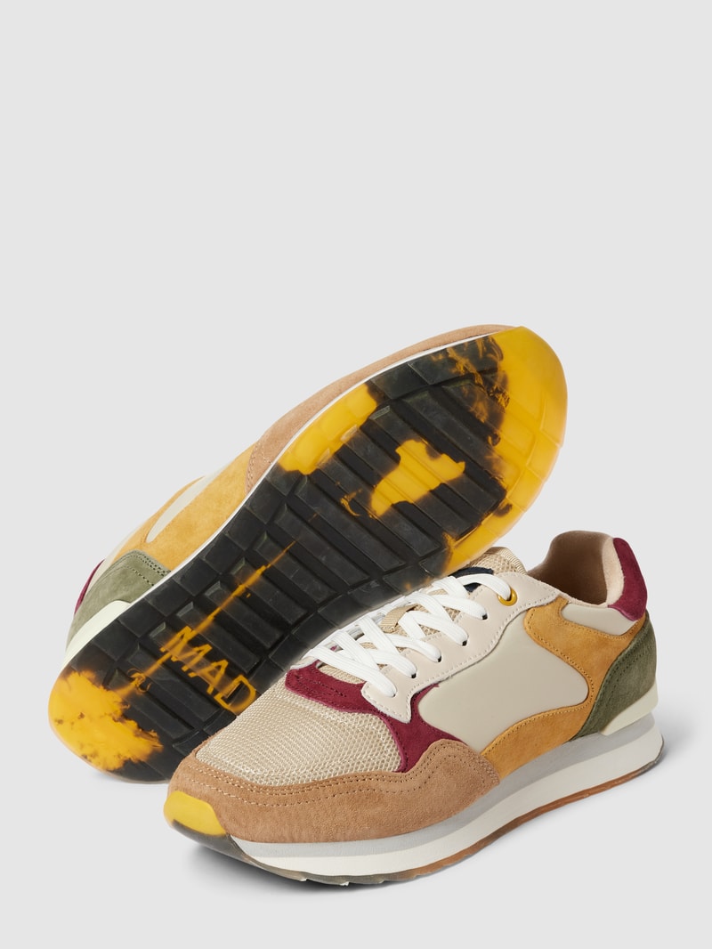 Sneaker mit Label-Detail Modell 'MADRID' in beige