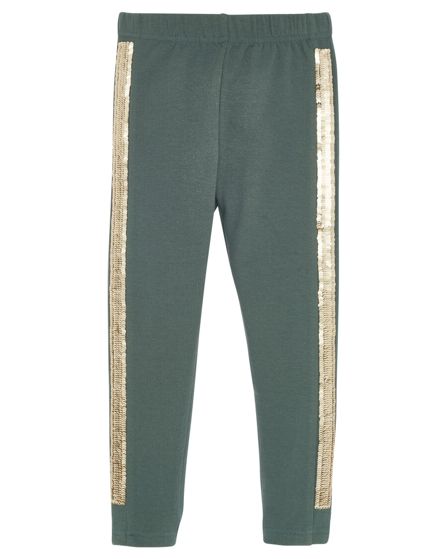 Thermo-Leggings mit Wendepailletten