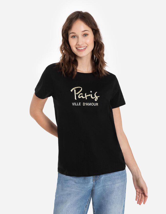 T-Shirt - Stickereien