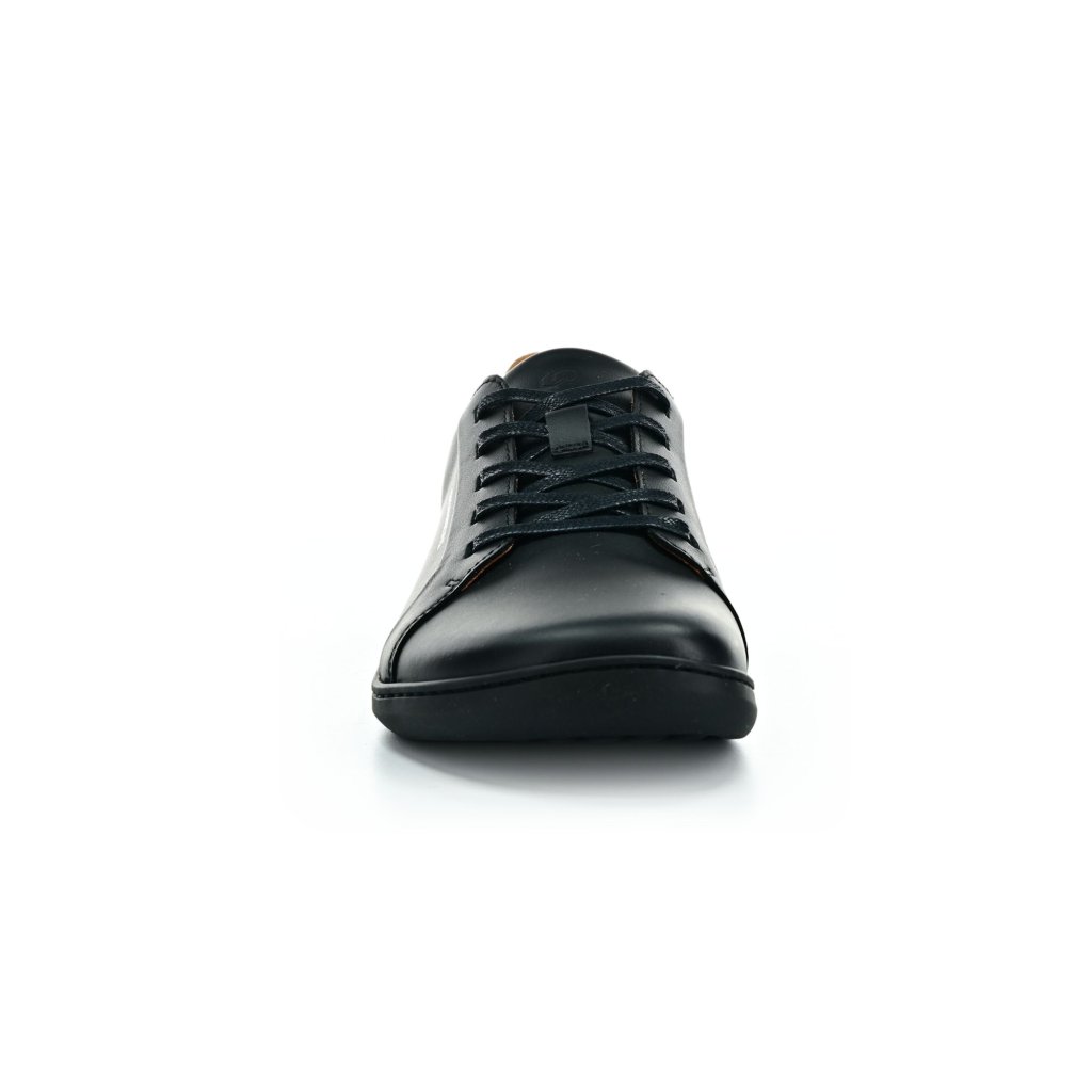 Skinners Moonwalker Leather Black/Black Barfußhalbschuhe