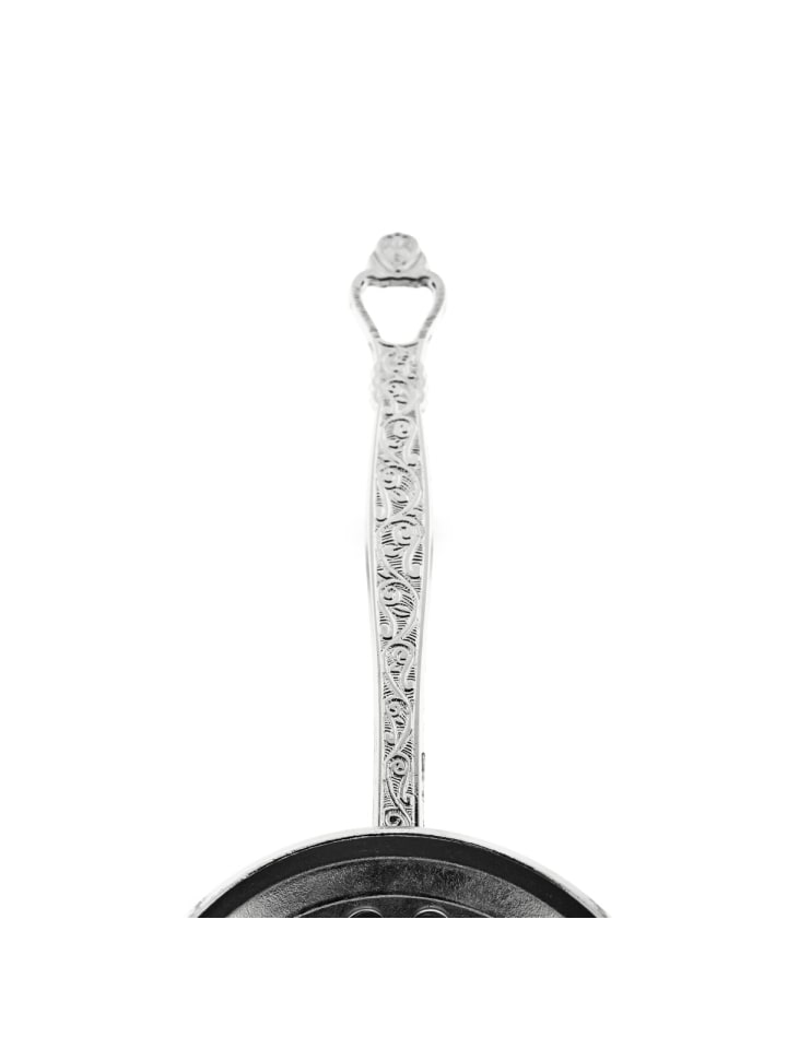 Almina Traditionelle Kaffeekanne  Türkischer Kaffee in Silber günstig kaufen