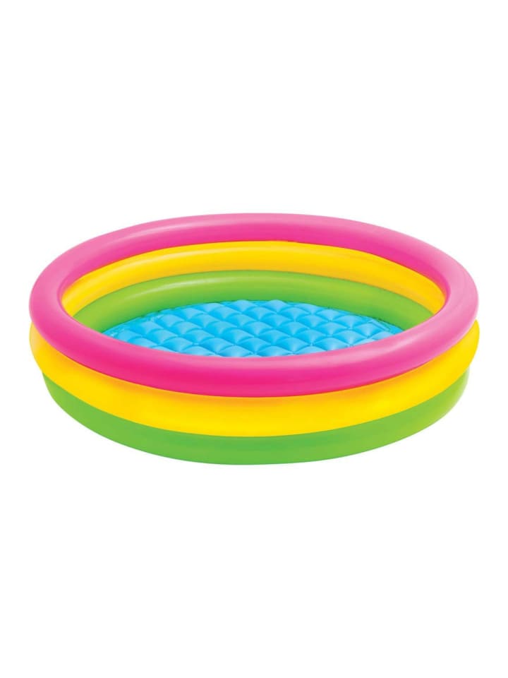 Intex Planschbecken Sunset Glow Baby Pool, 3-Ring 147x33cm in bunt günstig kaufen onesize