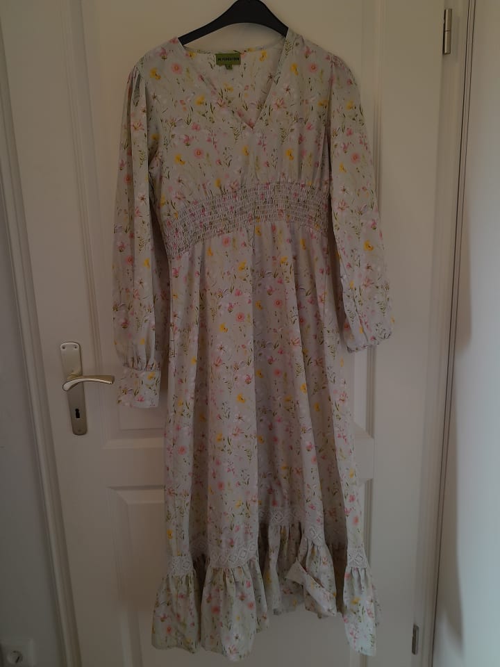 H.H.G. Kleid in Hellblau/ Bunt günstig kaufen M