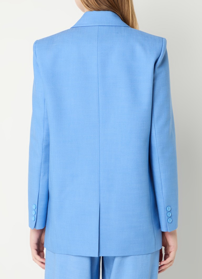 Maje Blazer with shoulder pads and flap pockets