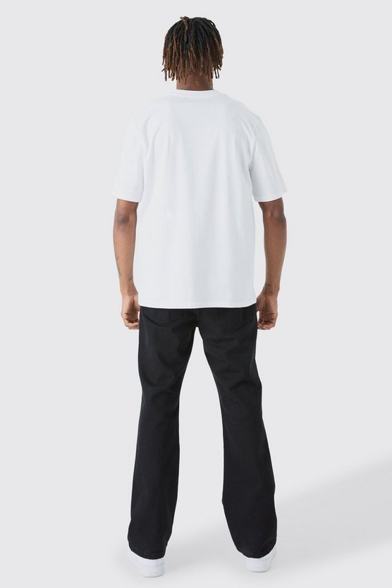 Tall T-Shirt mit Man Signature Stickerei