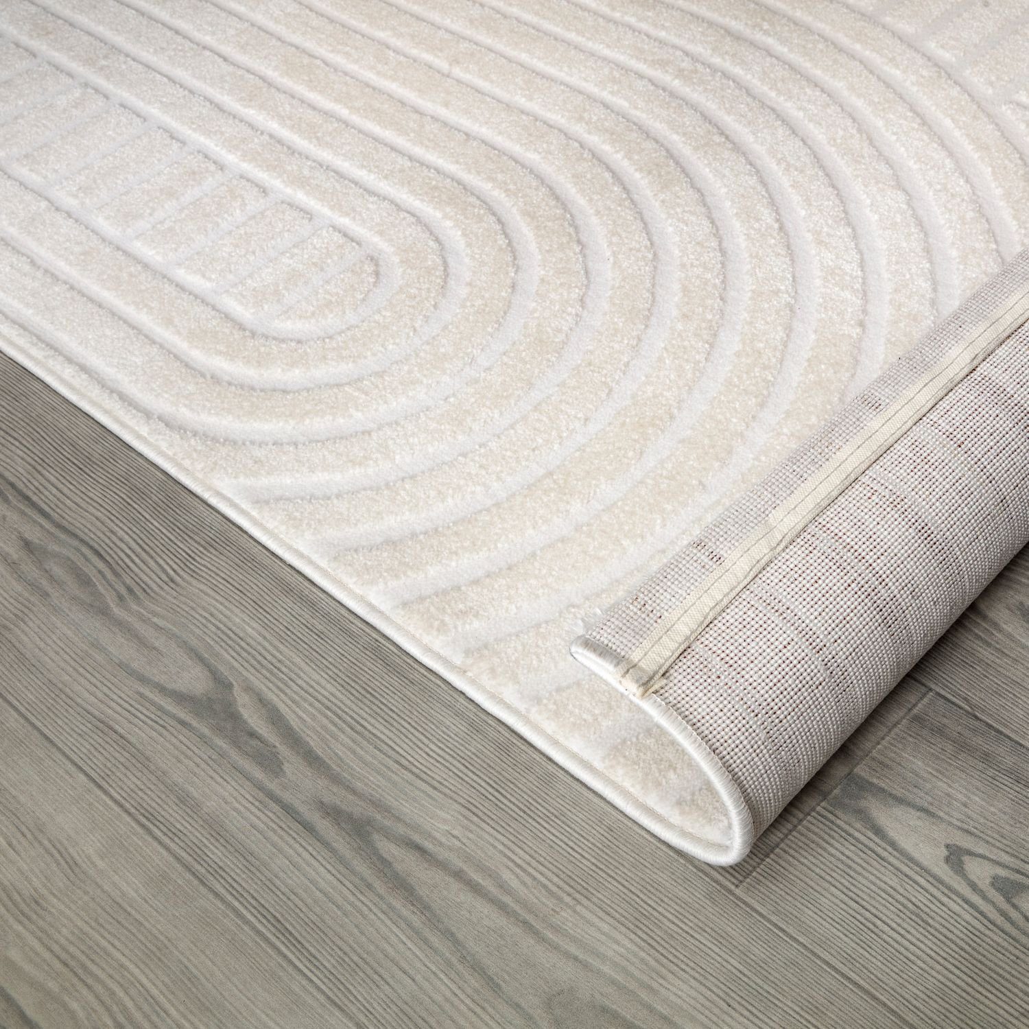 Teppich Wohnzimmer Kurzflor Schlafzimmer Esszimmer, TT Home, eckig, Höhe: 13 mm