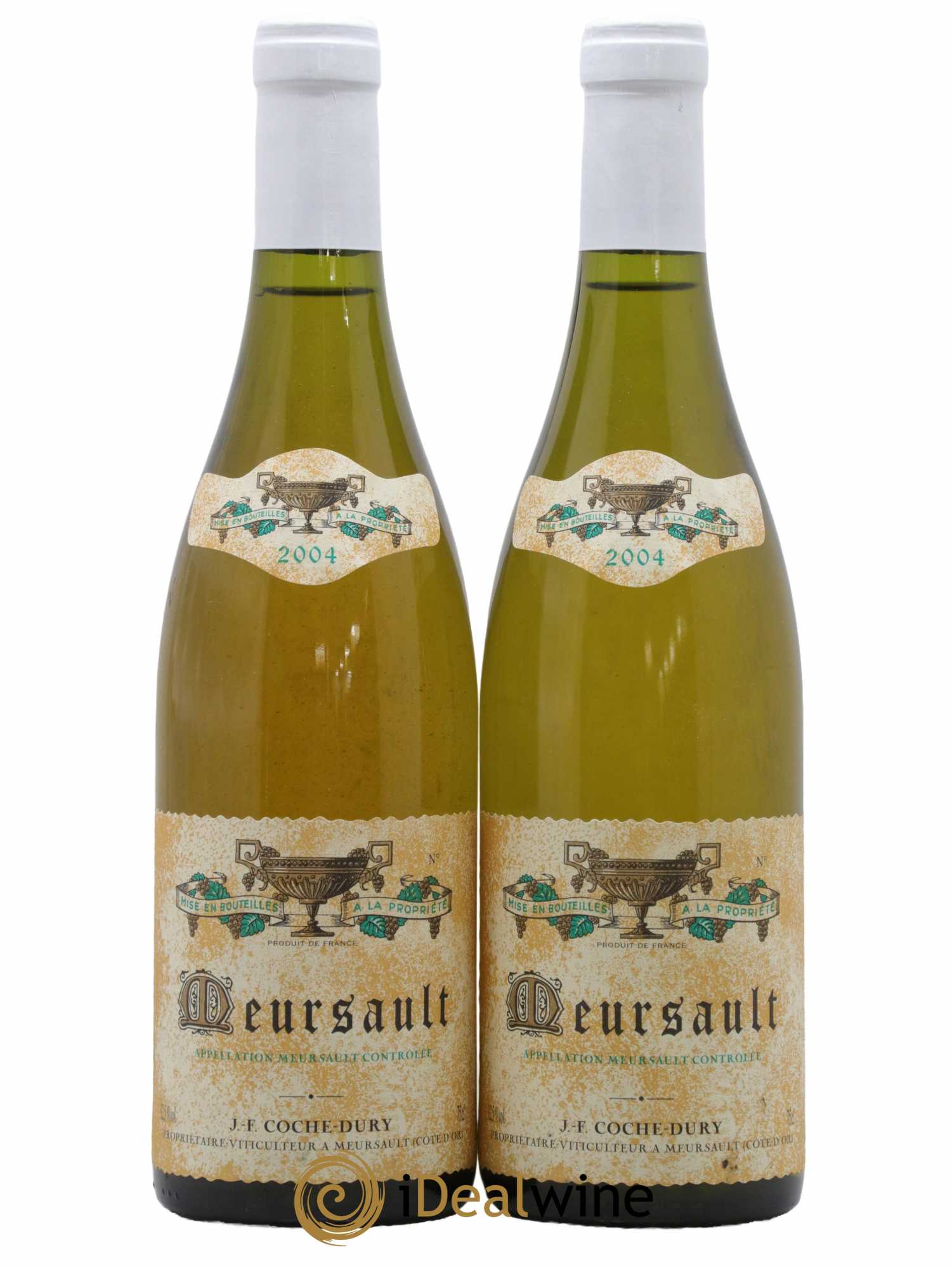 Meursault Coche Dury (Domaine)  2004 - Lot de 2 Bouteilles