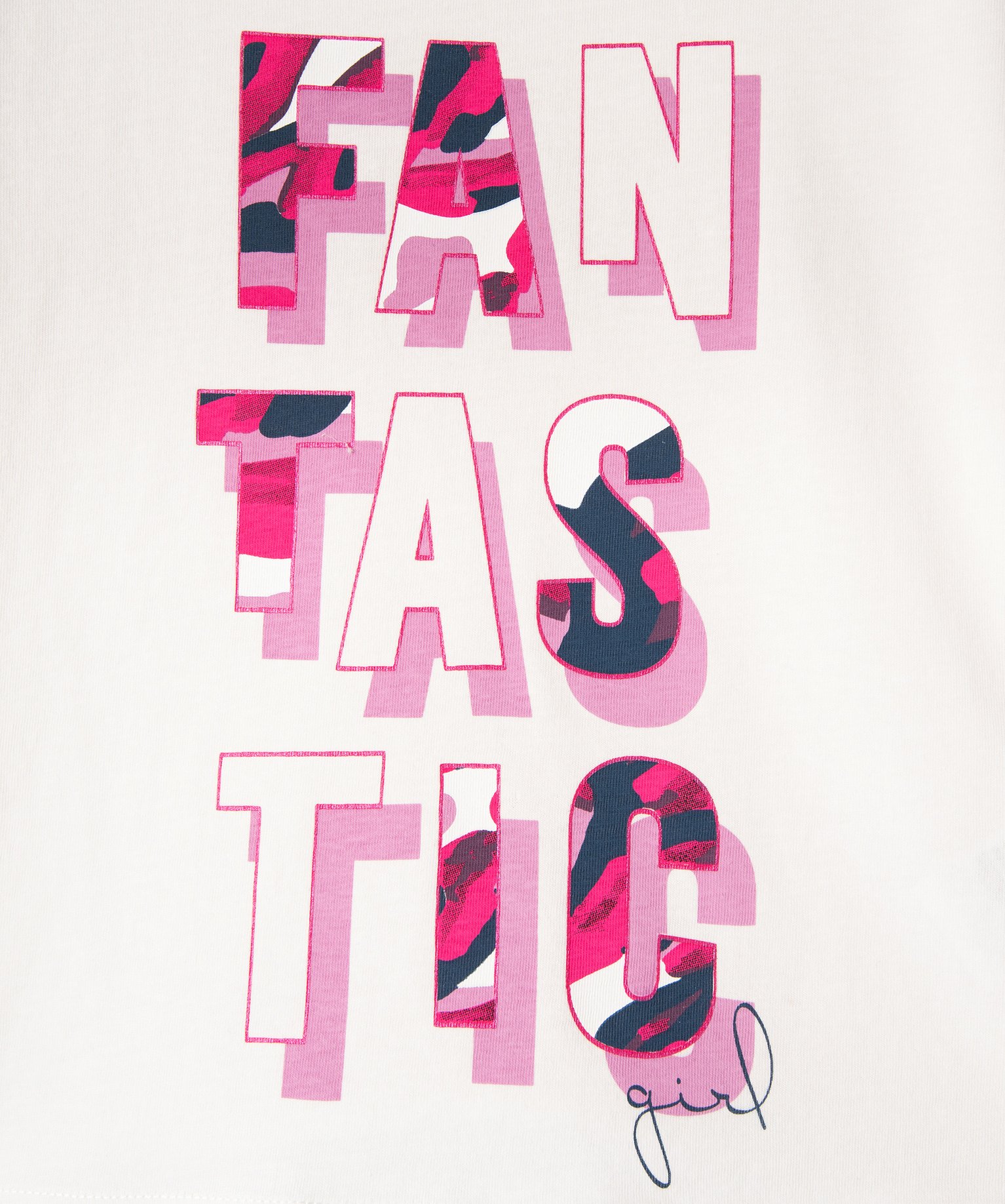 Tee-shirt oversize à manches courtes avec large inscription... ecru | GEMO