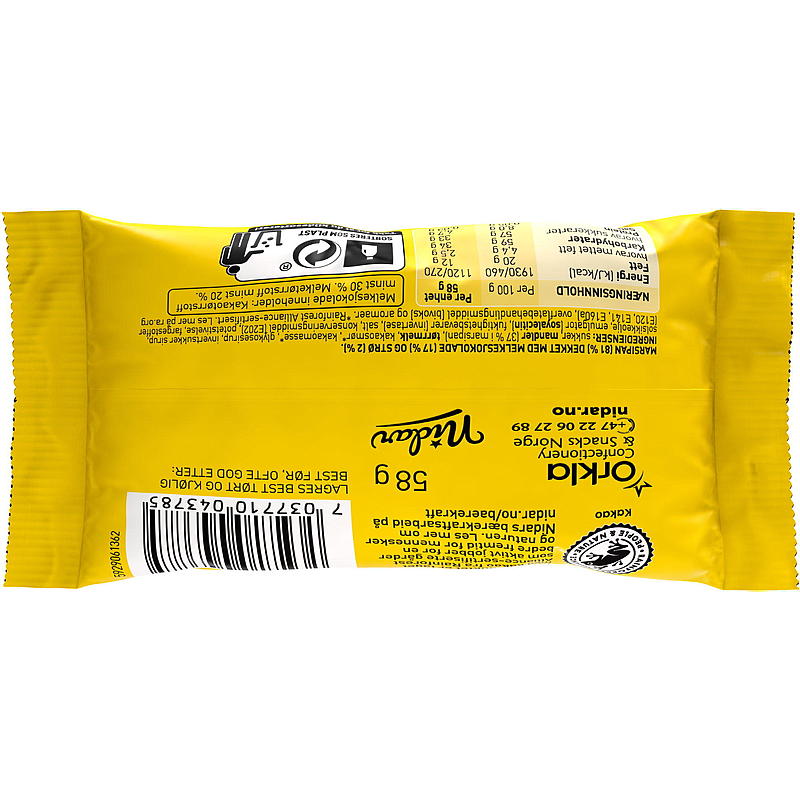 Nidar Kolibriegg 58 g, Nidar