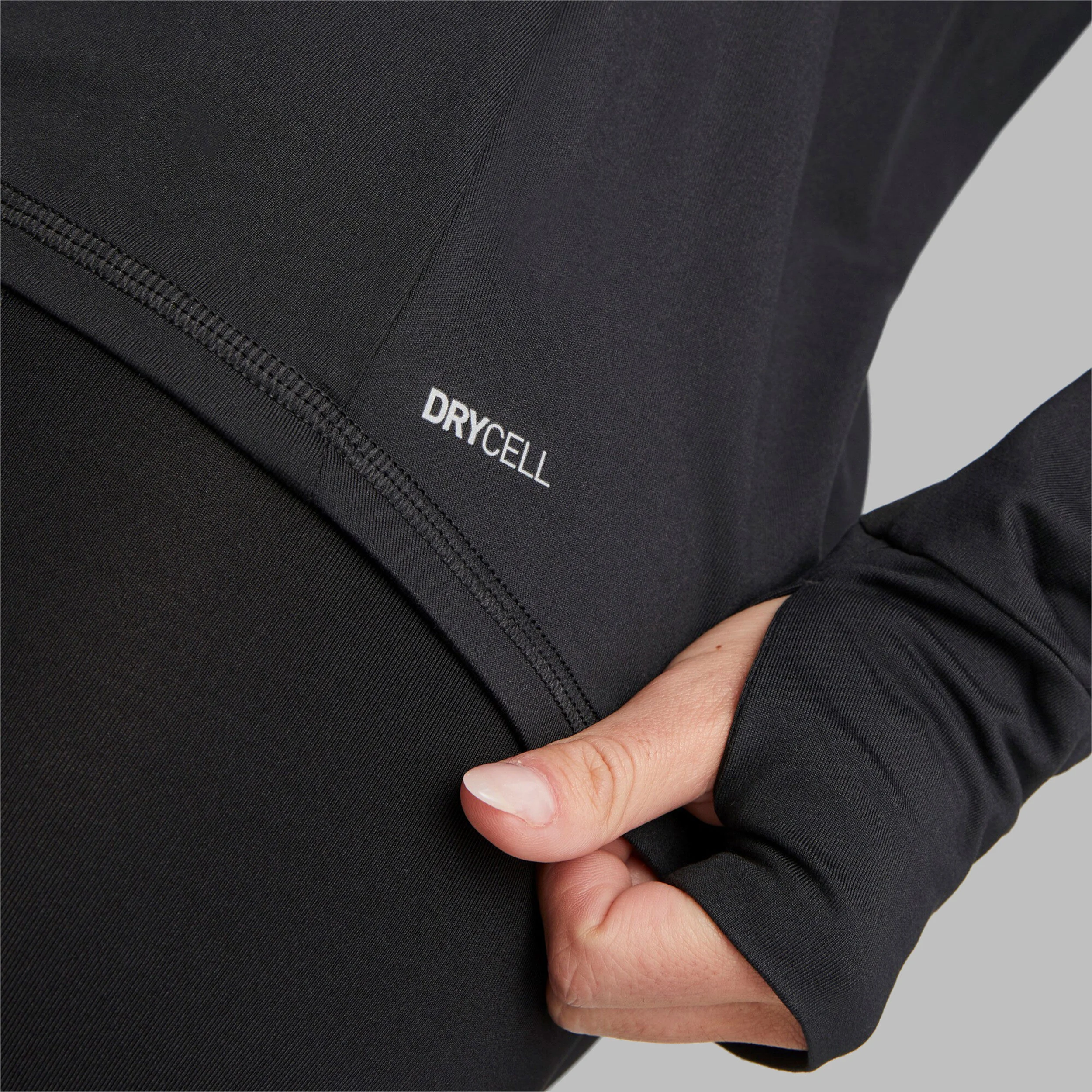 Run Favorite 1/4 Zip Lauftop Damen - Schwarz
