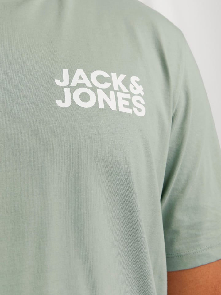 JACK & JONES PLUS T-shirt in Iceberg Green günstig kaufen