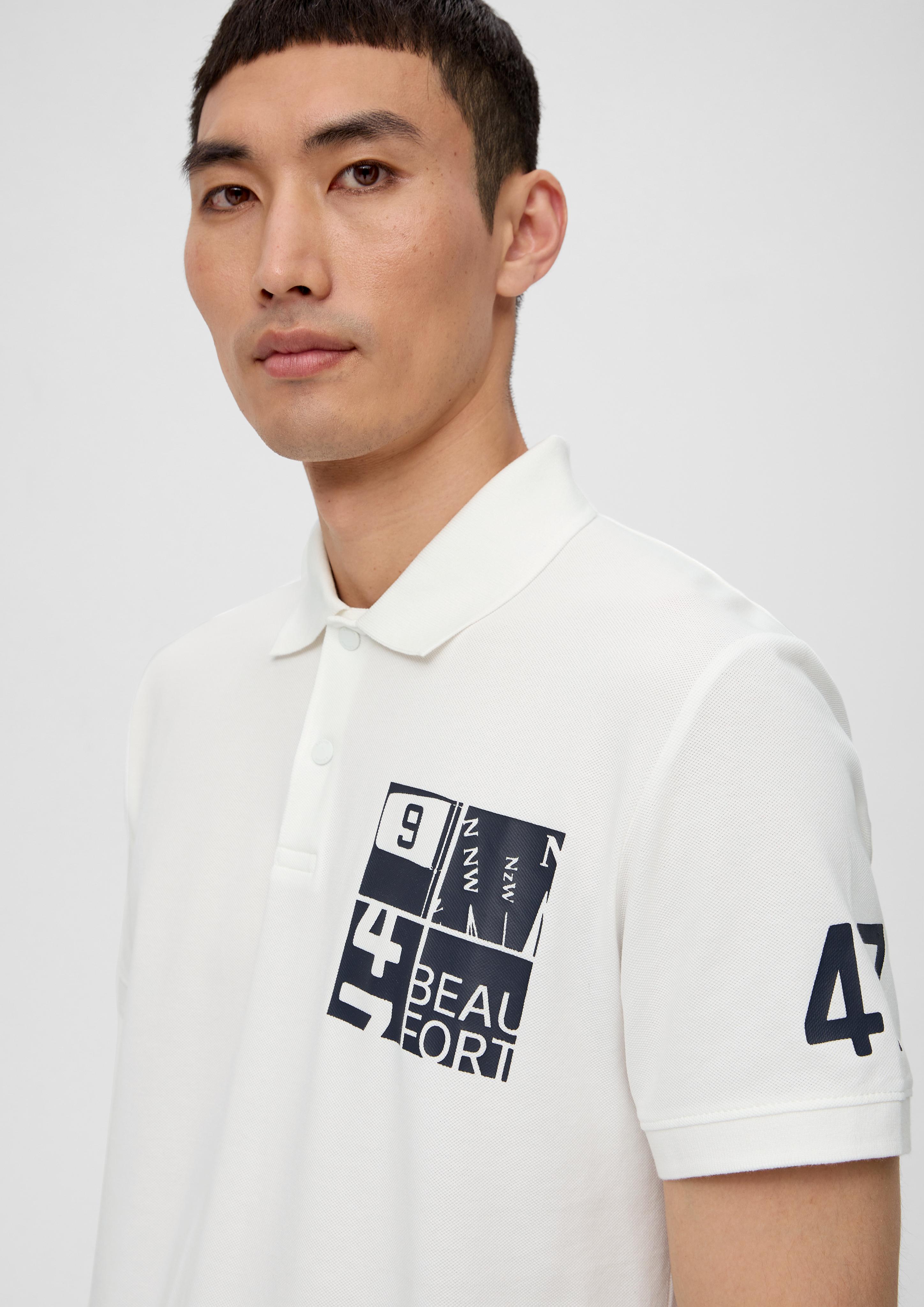 Poloshirt aus Baumwollstretch  2135699-01D1