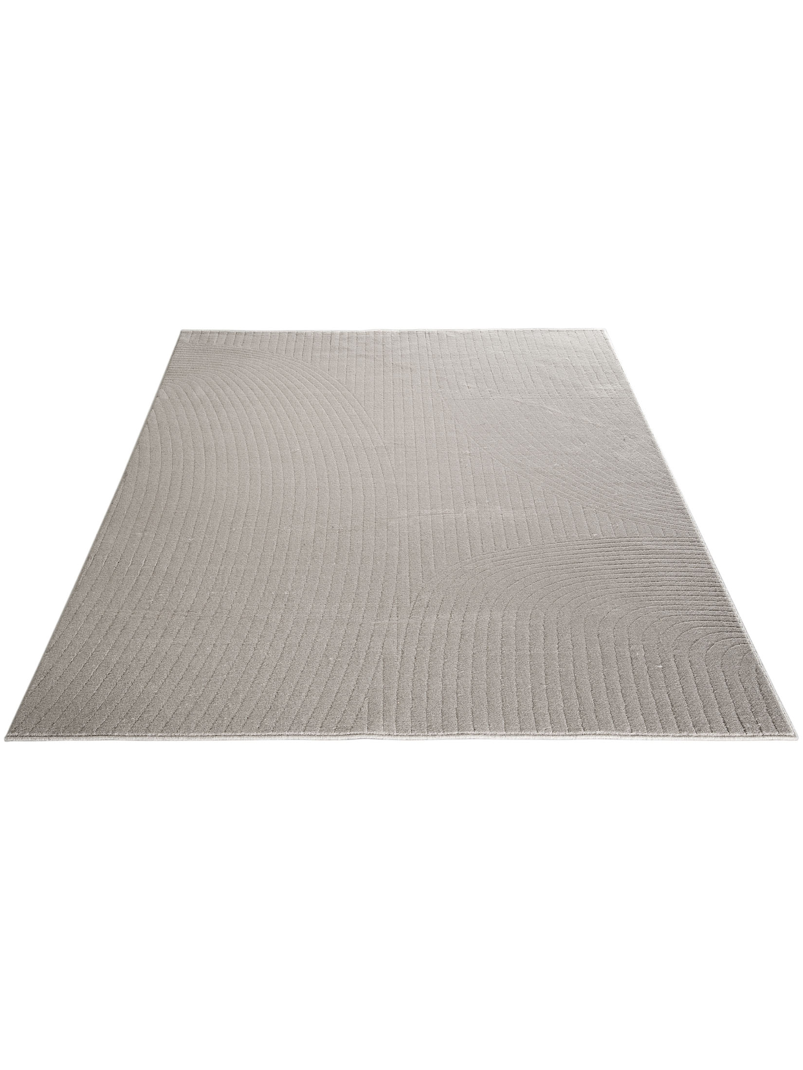 Belmar Moderner Teppich, Silber