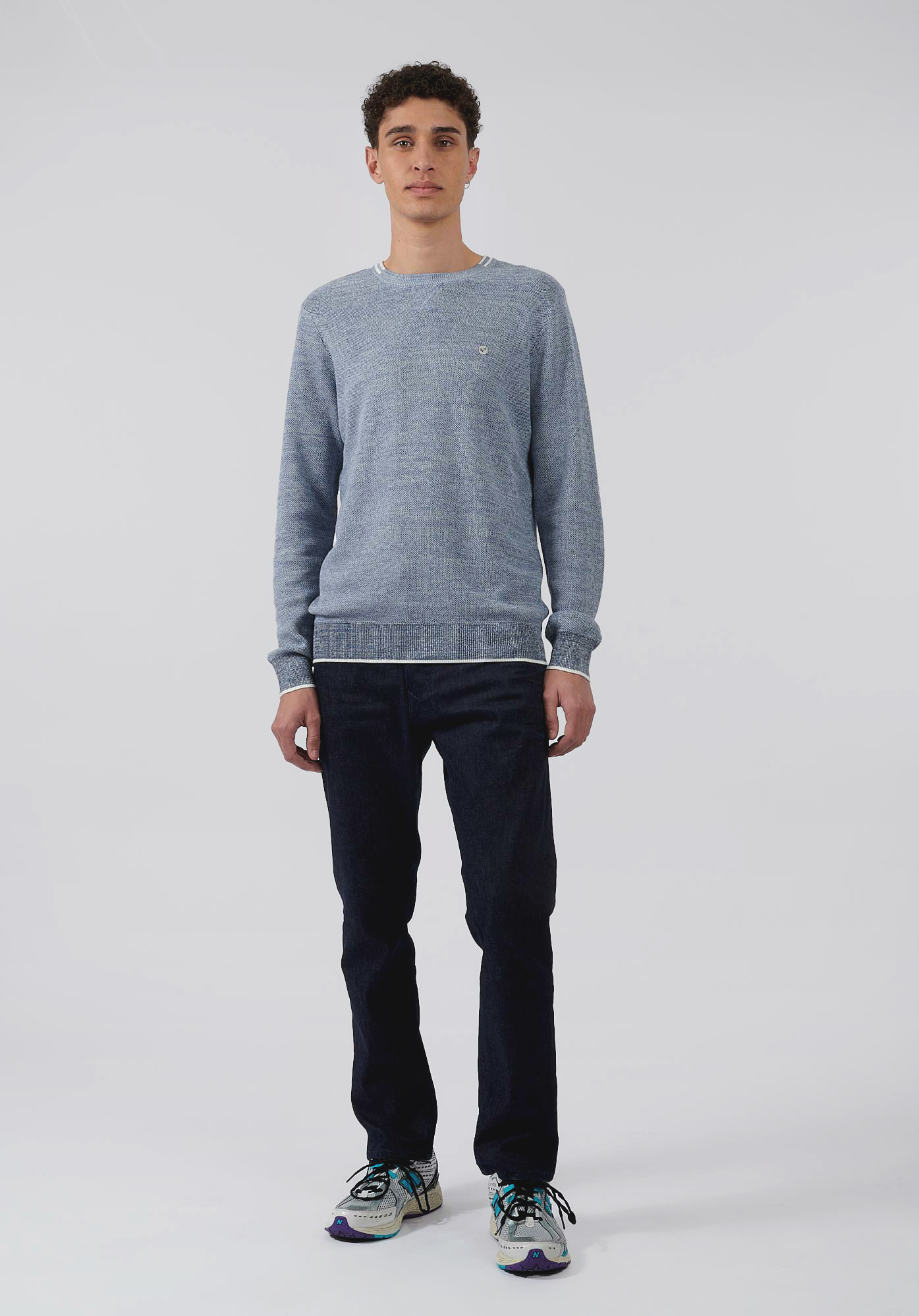 MARLY  Pull bleu homme