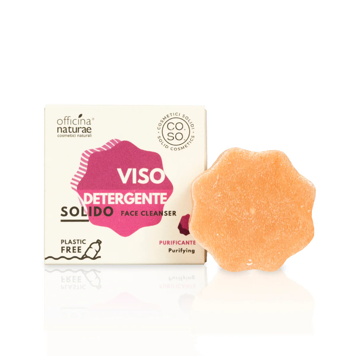 CO.SO. Cosméticos Sólidos Limpiador Facial Sólido Purificante - Jabón Limpiador Facial
