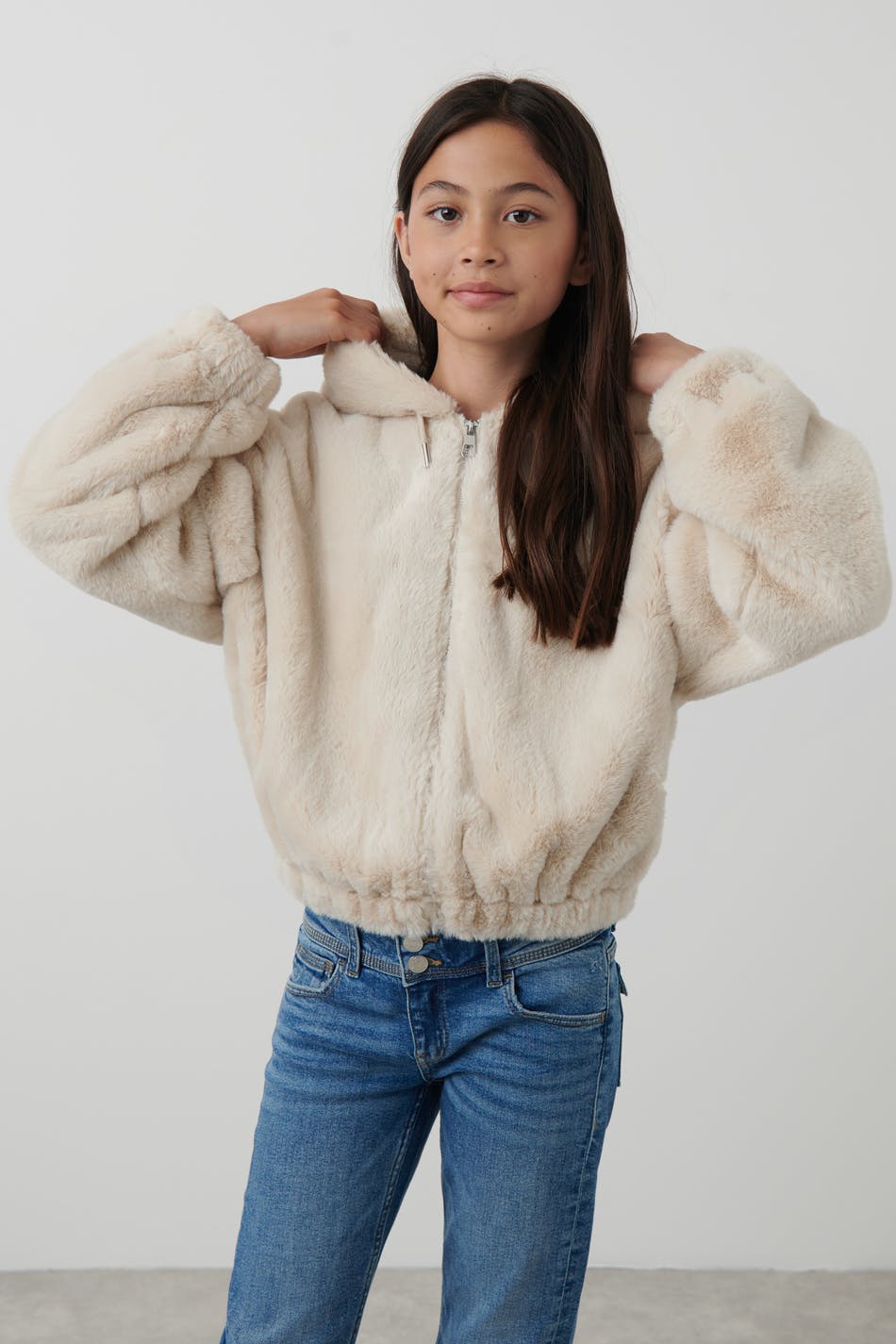 Y fur hoodie