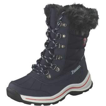 Puccetti Langschaftstiefel in blau