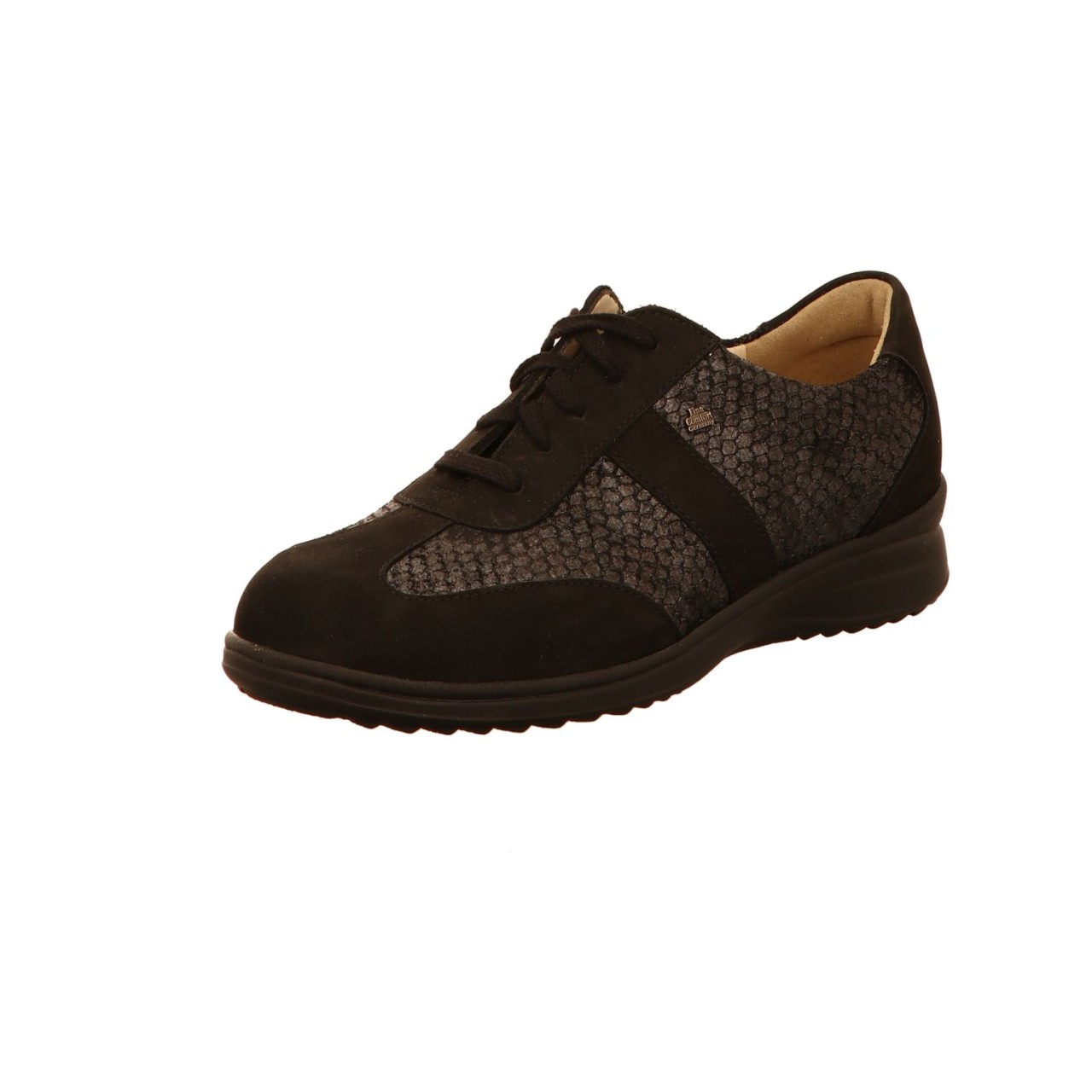 FINN COMFORT Freizeit Schnürer schwarz Finn Lazio schw./anthrazit