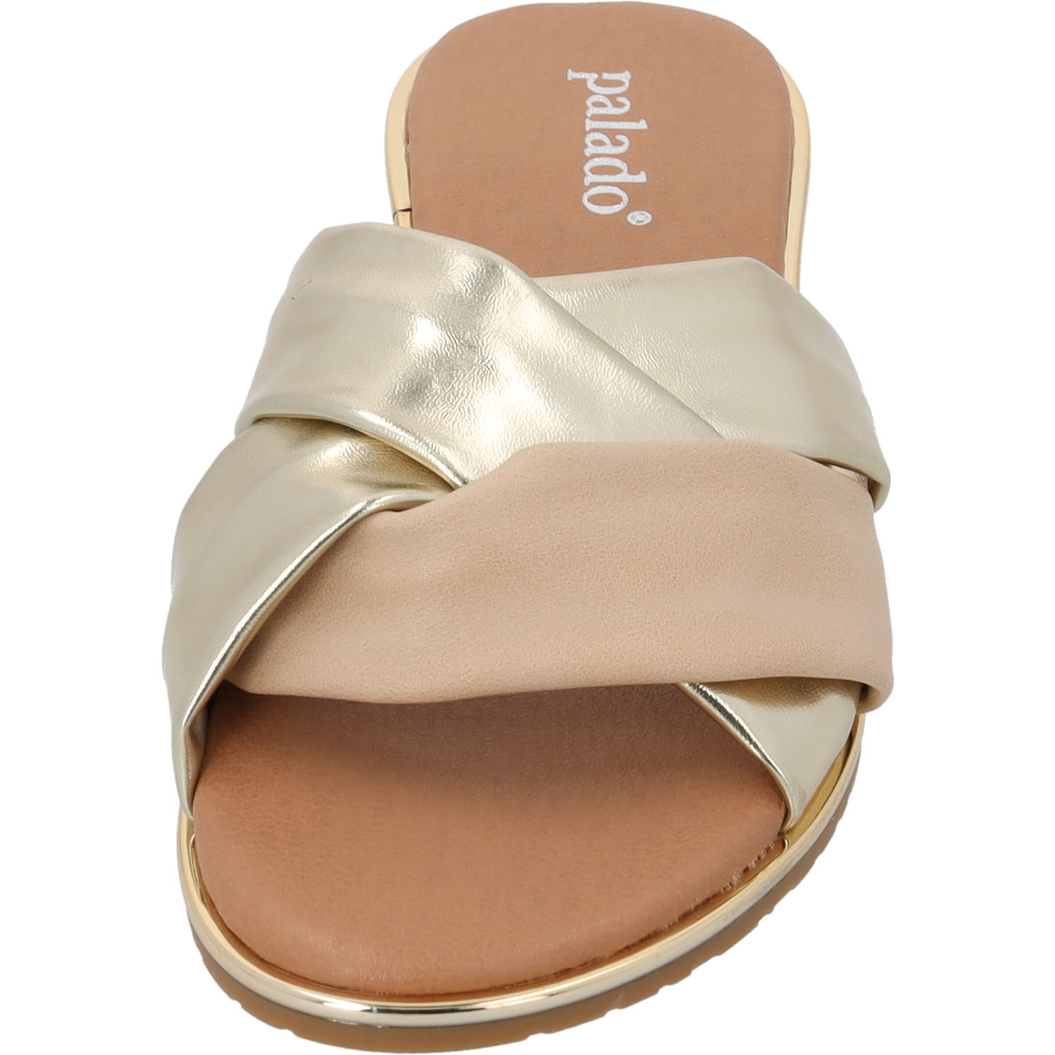 Palado Okora, Pantoletten & Badeschuhe, Damen, Gold Metallic