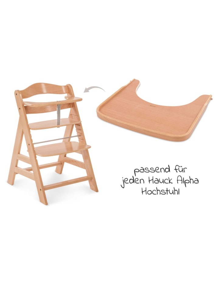 Hauck Essbrett & Tisch aus Holz für Alpha Hochstühle in braun,beige günstig kaufen onesize