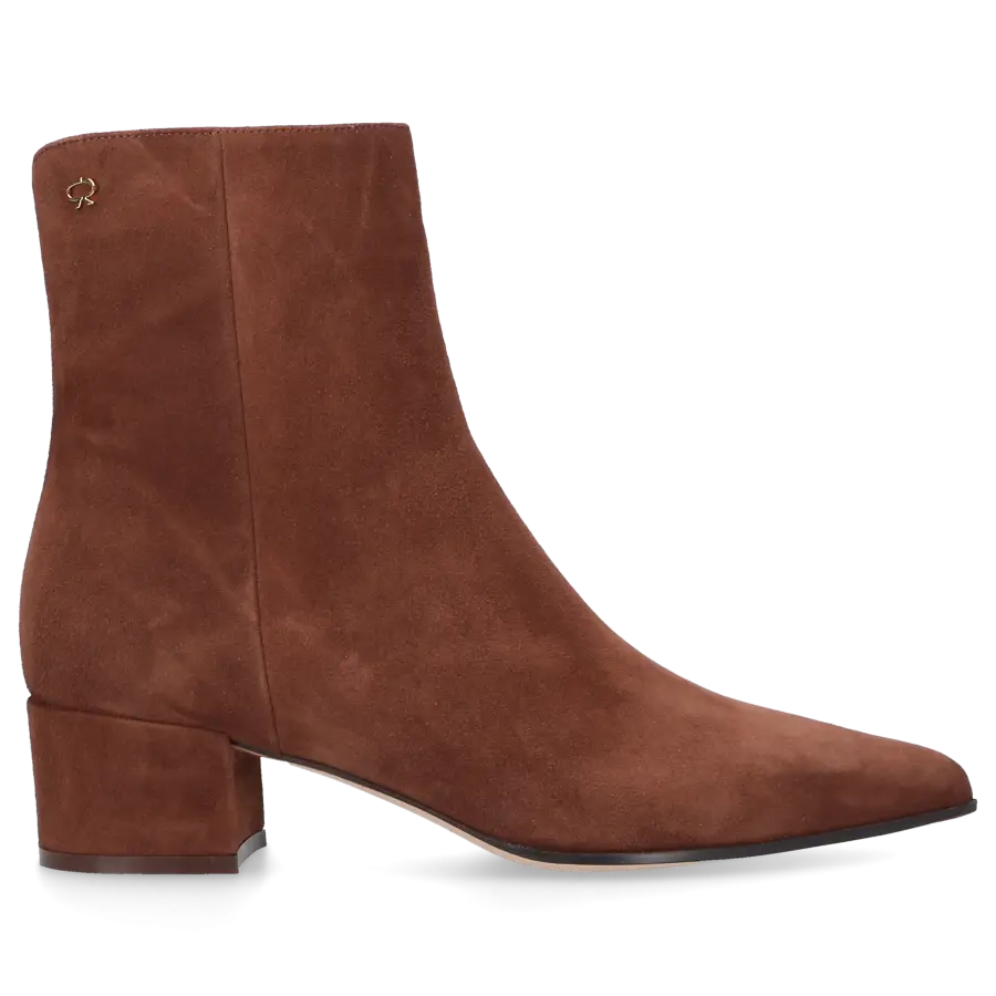 Gianvito Rossi - Klassische Stiefeletten LYELL 45 Veloursleder - braun