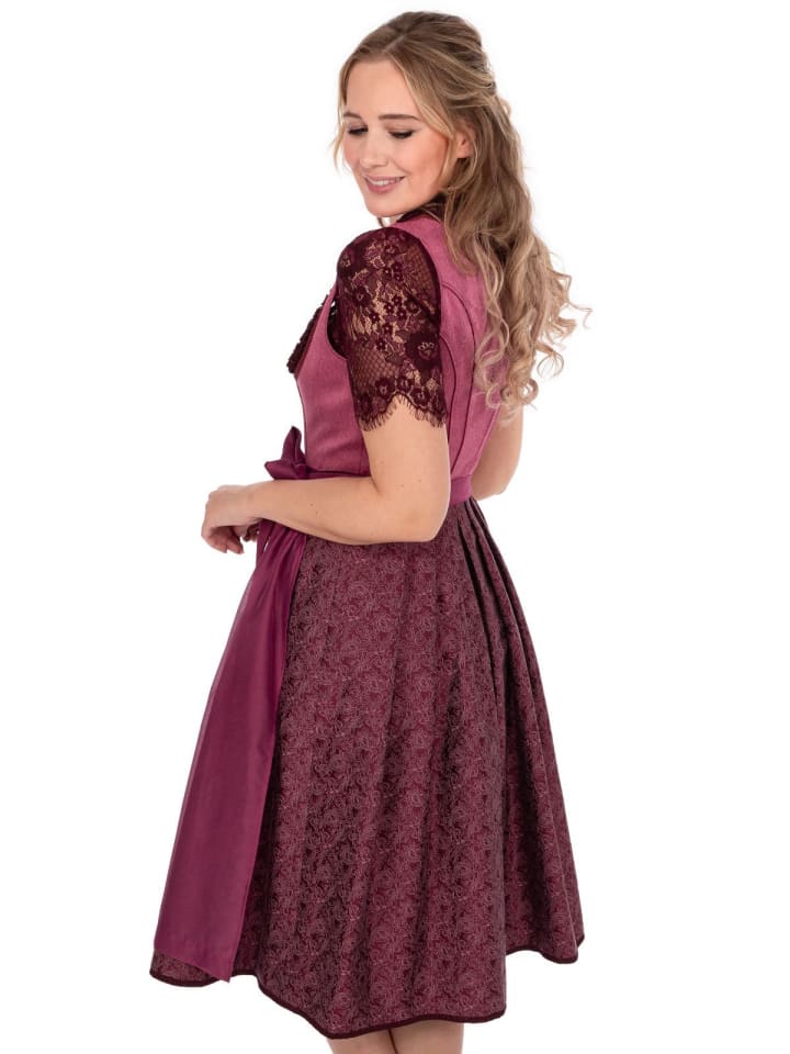 KRÜGER Midi Dirndl 114166 in schwarz günstig kaufen