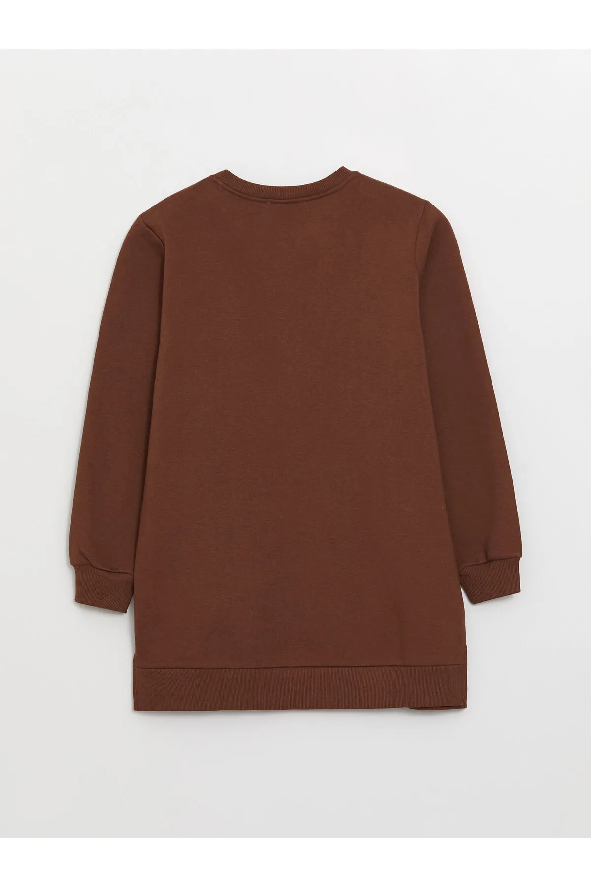 LC Waikiki  Rundhalsausschnitt, einfarbig, langärmelig, Damen-Sweatshirt-Tunika