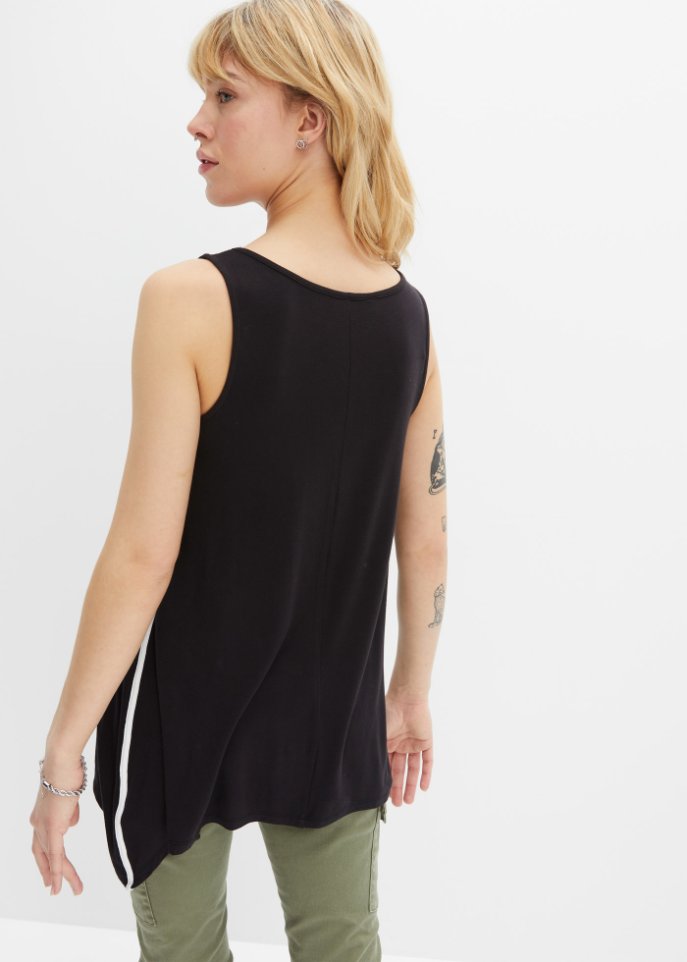 Long-Top mit Druck