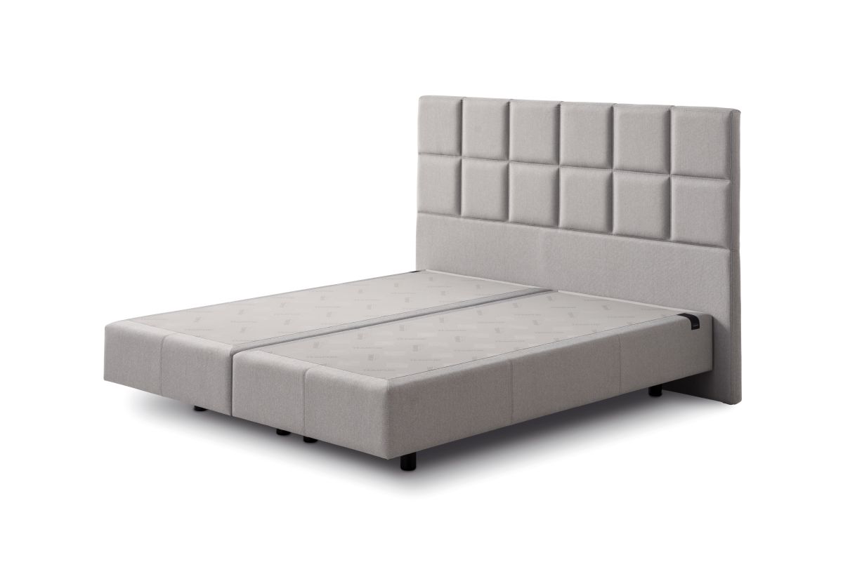 Tempur Boxspringbett mit Motor Adjustable Grau 180 x 200 cm