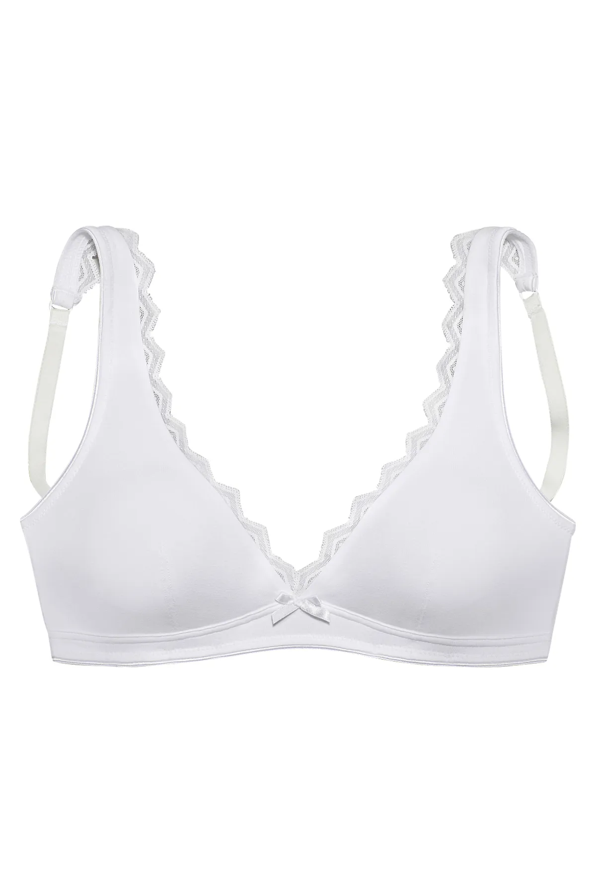 PETITE FLEUR  BH - Weiß - Unifarben
